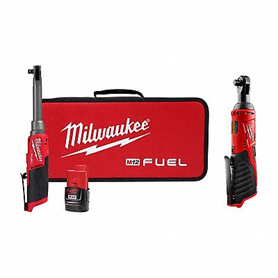 MILWAUKEE 256921247520 M12 FUEL Ratchet Kit + M12 Inflator