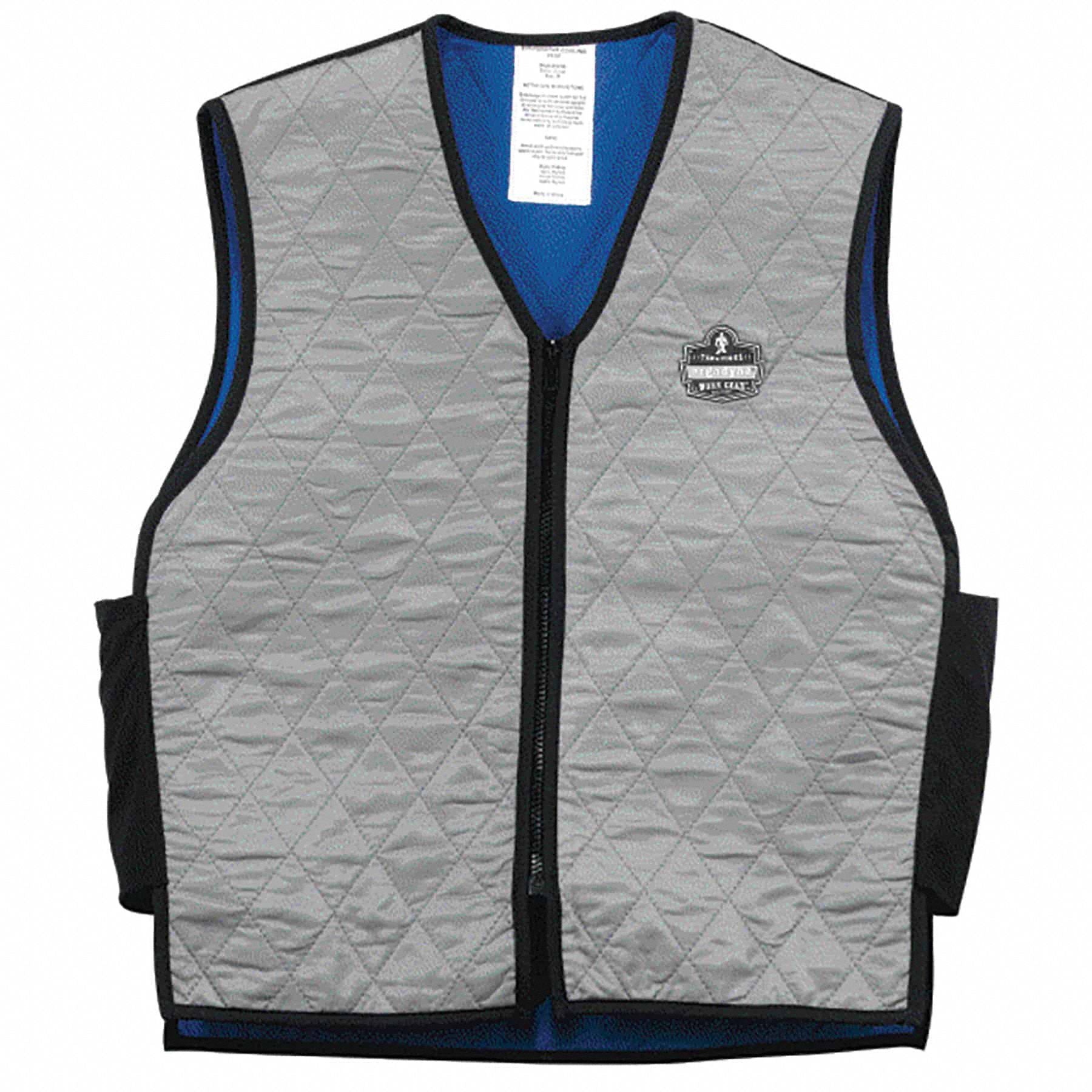 ERGODYNE 6665 Grey Evaporative Cooling Vest M