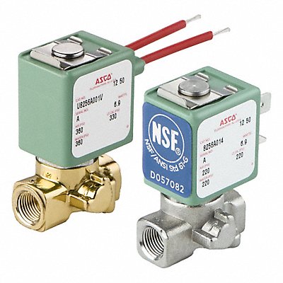 ASCO U8256A104E Solenoid Valve SS NC Air Inert Gas