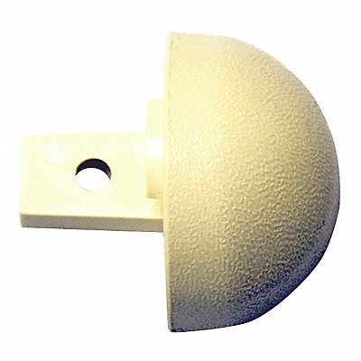 PAWLING CORP EBT3102 End Cap Interior 1-1/8 In Vinyl Ivory