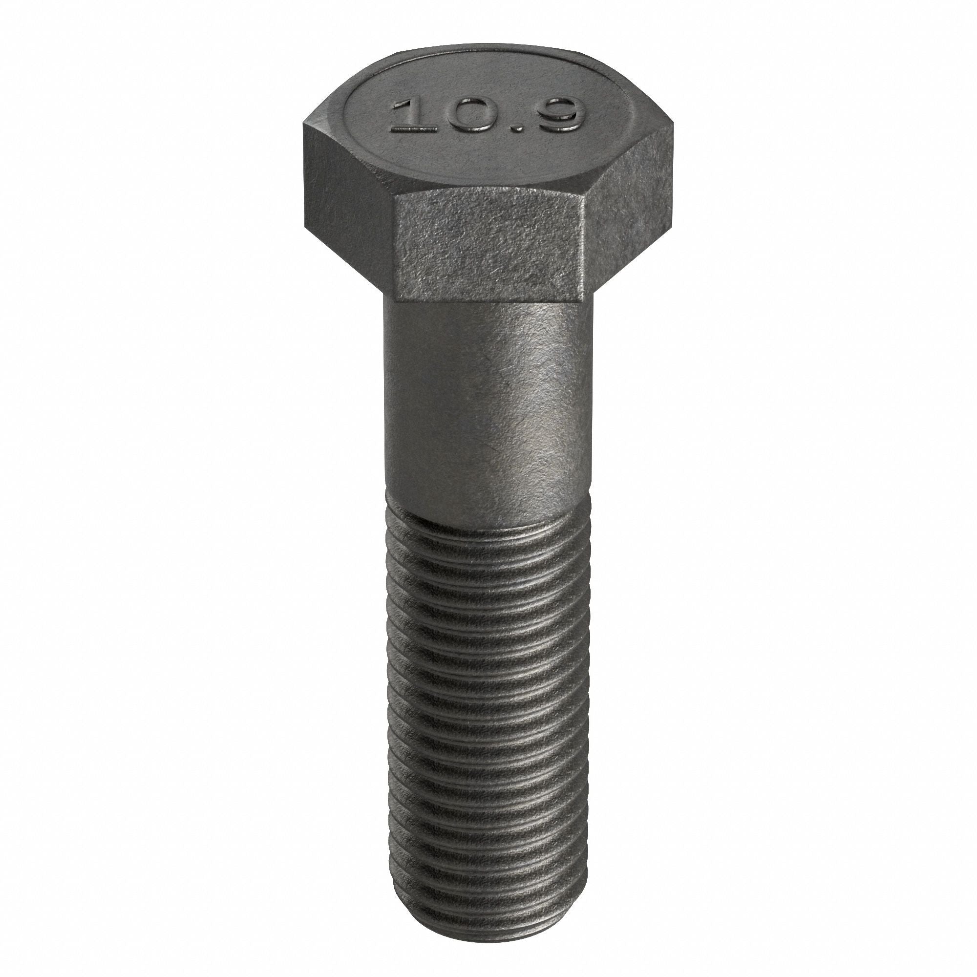 GRAINGER M041001400160 Hex Head Cap Screw Steel 160mm M14-2.00 10PK