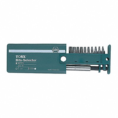 WIHA 79247 10 Pc Tamper Resistant Torx Bit Set With