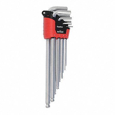 WIHA 66996 Ergo Star 9Pc Metric Ball End Set