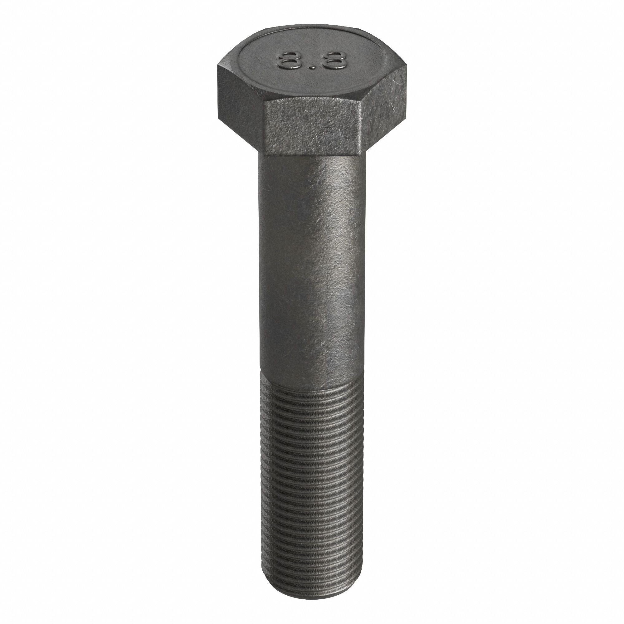 GRAINGER M010611800070 Hex Head Cap Screw Steel 70mm M18-1.50 10PK