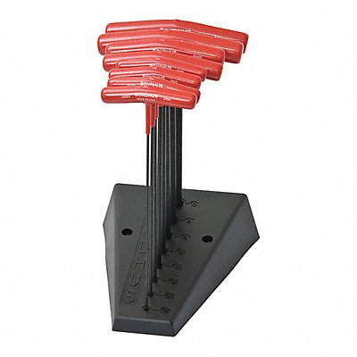 BONDHUS 15389 Set 8 Hex T-Handles 9 Length