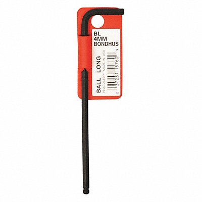 BONDHUS 15762 Ball End L-Wrench 4.5Mm