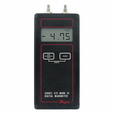 DWYER 4757FM Handheld Digital Manometer 0 to 100 psi