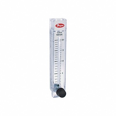 DWYER RMB83SSV Flowmeter Range 1-20 Gph Water