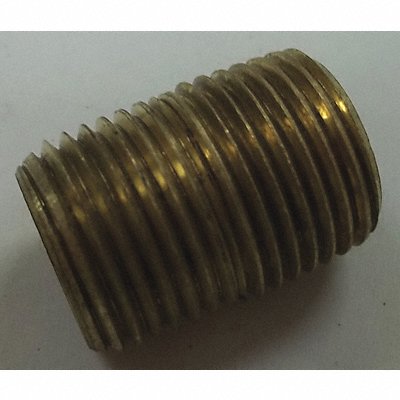 MI-T-M 230019 Brass Nipple 1/2 In Close