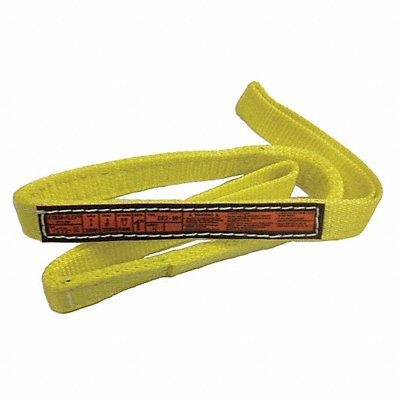 STREN-FLEX EEF29014 Web Sling Flat Eye 4 ft L 6 400 lb Cap.