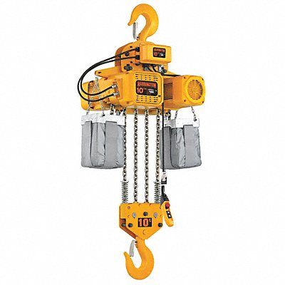 HARRINGTON NER100SD10460v Electric Chain Hoist 20 000 lb 10 ft.