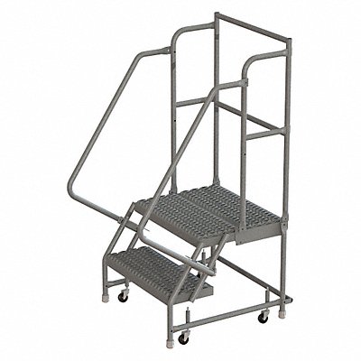 TRI-ARC KDSR102162D2 Rolling Ladder 2 Step Steel Serrated