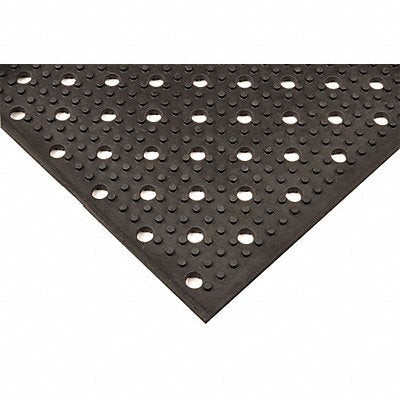 NOTRAX T23S0038BL Reversibl Drainage Mat Black 3 ft.x8 ft.