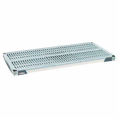 METRO MX2430G Plastic Shelf 30x2 3/8x24in Load Capacity 1000lb