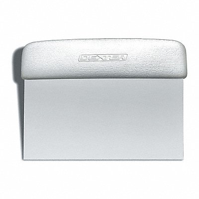 DEXTER RUSSELL 17303 Bench Scraper 6 in L Silver