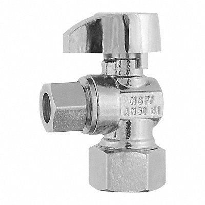 GRAINGER 261019LF 1/4-Turn Stop Angle 5/8 Inx3/8 In
