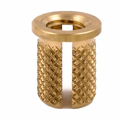 GRAINGER 260M4BRPK50 Threaded Insert for Plastic PK 50