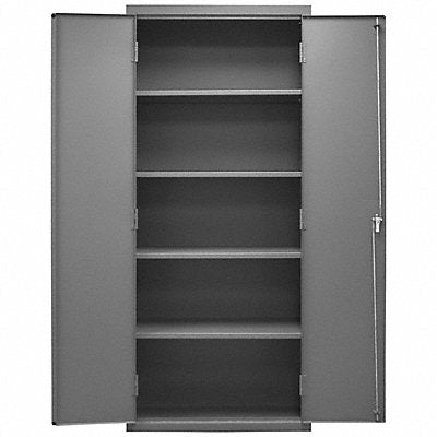 DURHAM MFG 26034S95 Storage Cabinet 84 x36 x18 Grey 4Shlv