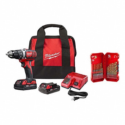 MILWAUKEE 260622CT48894631 M18 Drill/Drive Kit + Drill Bit Set 23PC