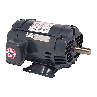 U.S. MOTORS D2P1AH GP Motor 2 HP 3 450 RPM 208-230/460V 56H