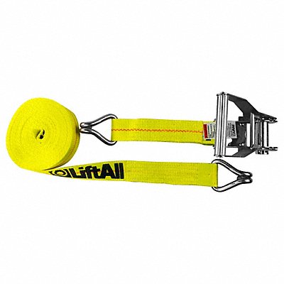 LOAD HUGGER 26422X15 Tie Down Strap Wire-Hook Yellow