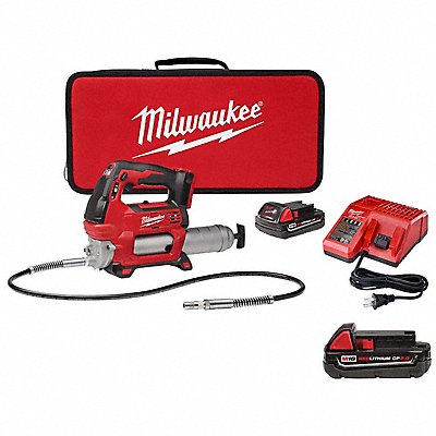 MILWAUKEE 264621CT48111820 M18 Grease Gun Kit 1Bat M18 2.0 Pack