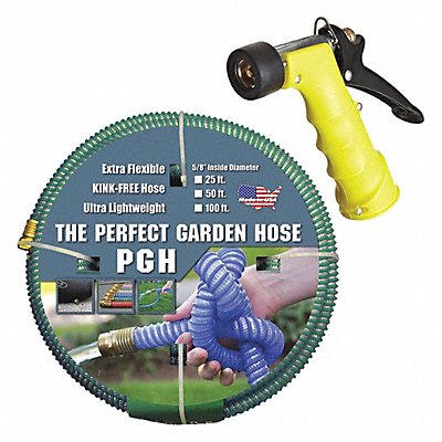 EAGLE 00101090600SN75 Water Hose w/Nozzle 5/8 x50 ft.
