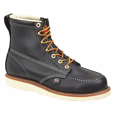 THOROGOOD SHOES 8146201100D Boot Black Moc Toe 6 10 D PR
