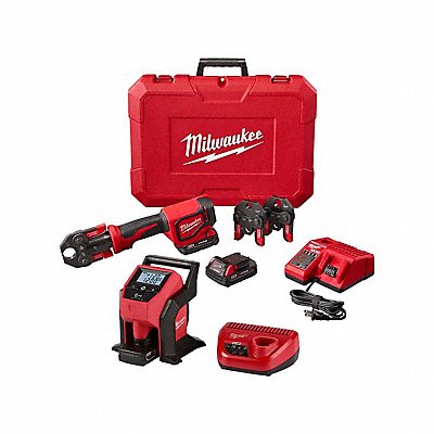 MILWAUKEE 267422C247521XC M18 Press Tool Kit + M12 Inflator kit
