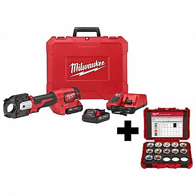MILWAUKEE 2679224916KITA M18 600 MCM Crimper 350 MCM Die Kit