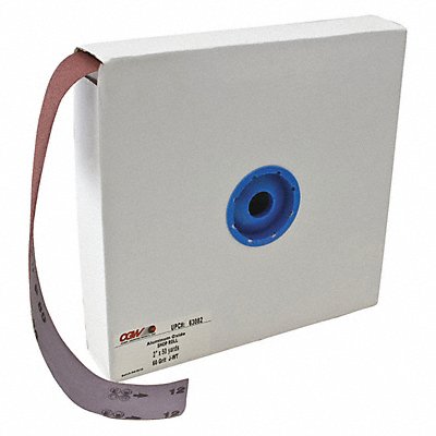 CGW ABRASIVES 63082 Abrasive Roll 2x50 yd. A/O 60G