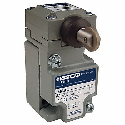 TELEMECANIQUE SENSORS 9007C52F Plug In Limit Switch Roller Plunger 1NO/1NC