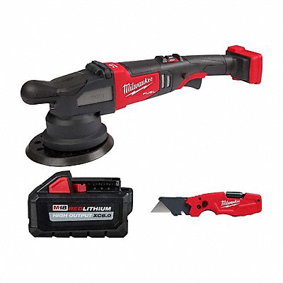 MILWAUKEE 2.68520481118654E+21 M18 Polisher + M18 XC6.0 Battery + Knife