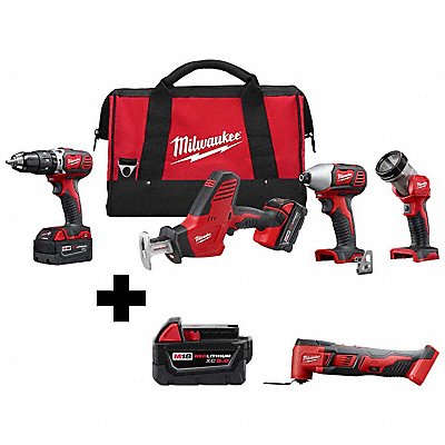 MILWAUKEE 26952448111850200000 M18 4-Tool Kit M18 5.0 M18 Multi-Tool