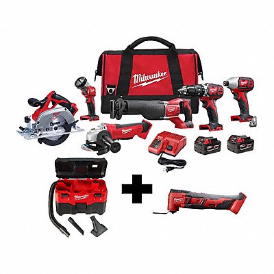 MILWAUKEE 269626088020262000 M186-Tool Kit M18 Vac M18 Multi-Tool