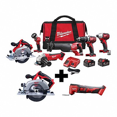 MILWAUKEE 269626263020262000 M18 6Tool Kit 6 Circ M18 MultiTool