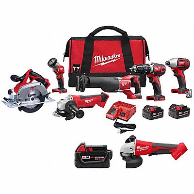 MILWAUKEE 26962648111850200000 Combo Kit Battery and Grinder 18 V