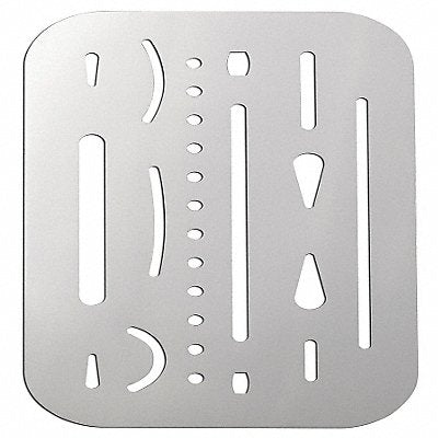 WESTCOTT ES1 Stencil/Shield Zone Stainless Steel