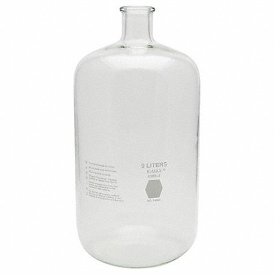 KIMBLE KIMAX 149609 Serum Bottle 412 mm H Clear 203 mm Dia