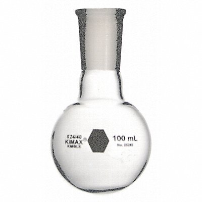 KIMBLE 25285500 Boiling Flask 500 mL 160 mm H PK12