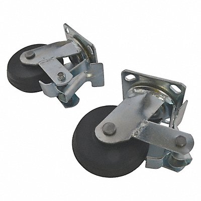 DAYTON HV60002G Castor Assembly 5 In with Brakes