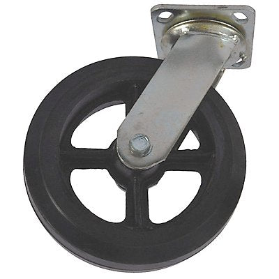 DAYTON MH13X47601G Mold-On Rubber Castor Swivel 8 In