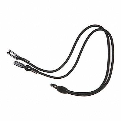 MCR SAFETY 214 Breakaway Eyewear Lanyard Black Clip