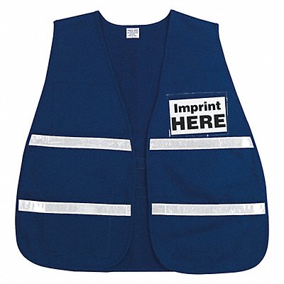 MCR SAFETY ICV203 Incident Vest Blue White Reflective