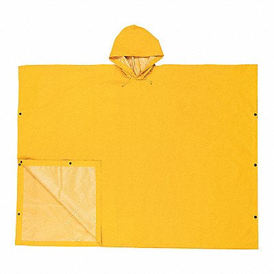 MCR SAFETY 2000 Schooner Ii .35Mm Pvc Poly Poncho Ye