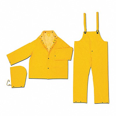 MCR SAFETY 2403X3 Classic Plus .35Mm Pvc Poly Suit 3 P 3XL