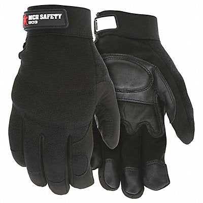 MCR SAFETY 903M Fasguard Synthetic Leather Palm Black M