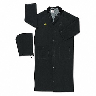 MCR SAFETY 267CX5 Rider Raincoat Black 5XL