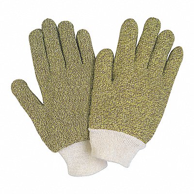 MCR SAFETY 9430KM Heat Resistant Gloves L Yellow PK12