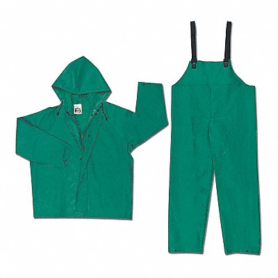 MCR SAFETY 3882S Dominator PVC/Poly/PVC Suit Green S